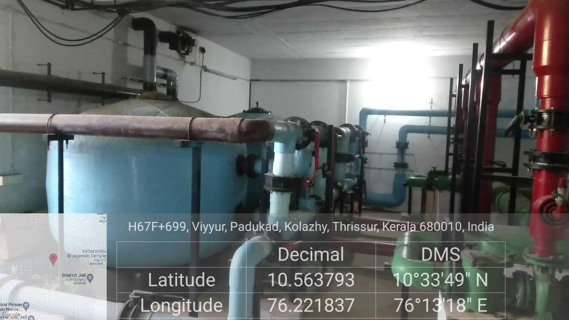 Water Recycling Unit - Vimala International Aquatic Academy